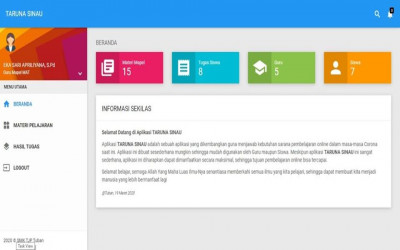 Taruna Sinau (Aplikasi Pembelajaran Online)